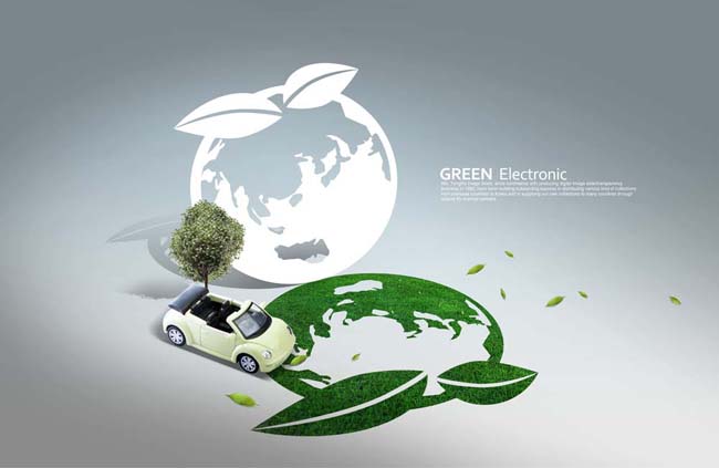 地球環(huán)保科技設計PSD素材